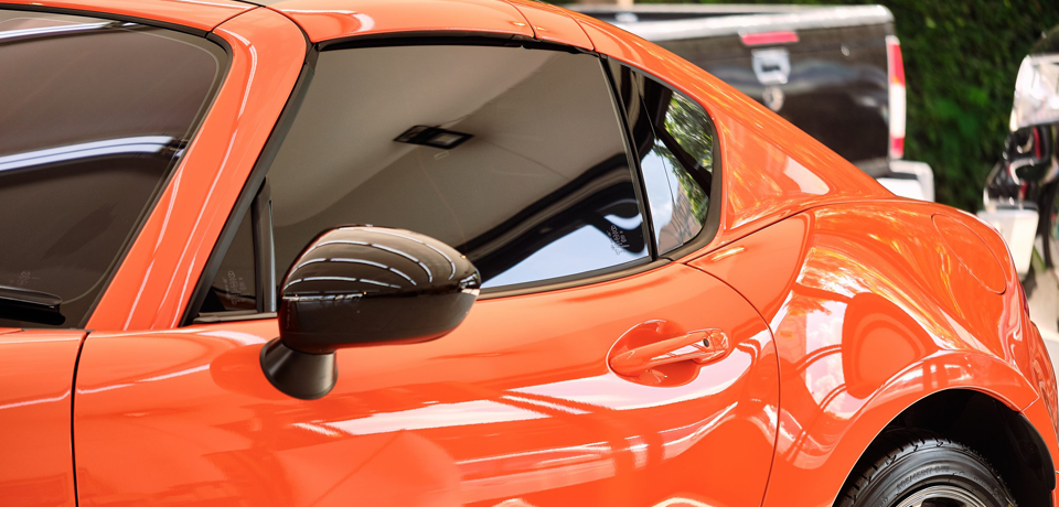 Shiny Red Sports Car